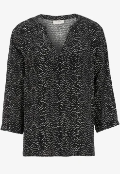 Jacquardvävd blus