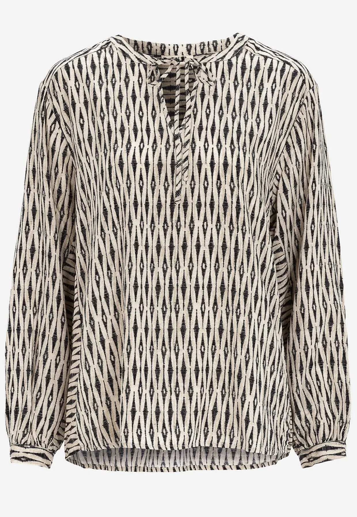 Jacquardvävd blus