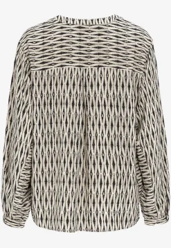 Jacquardvävd blus