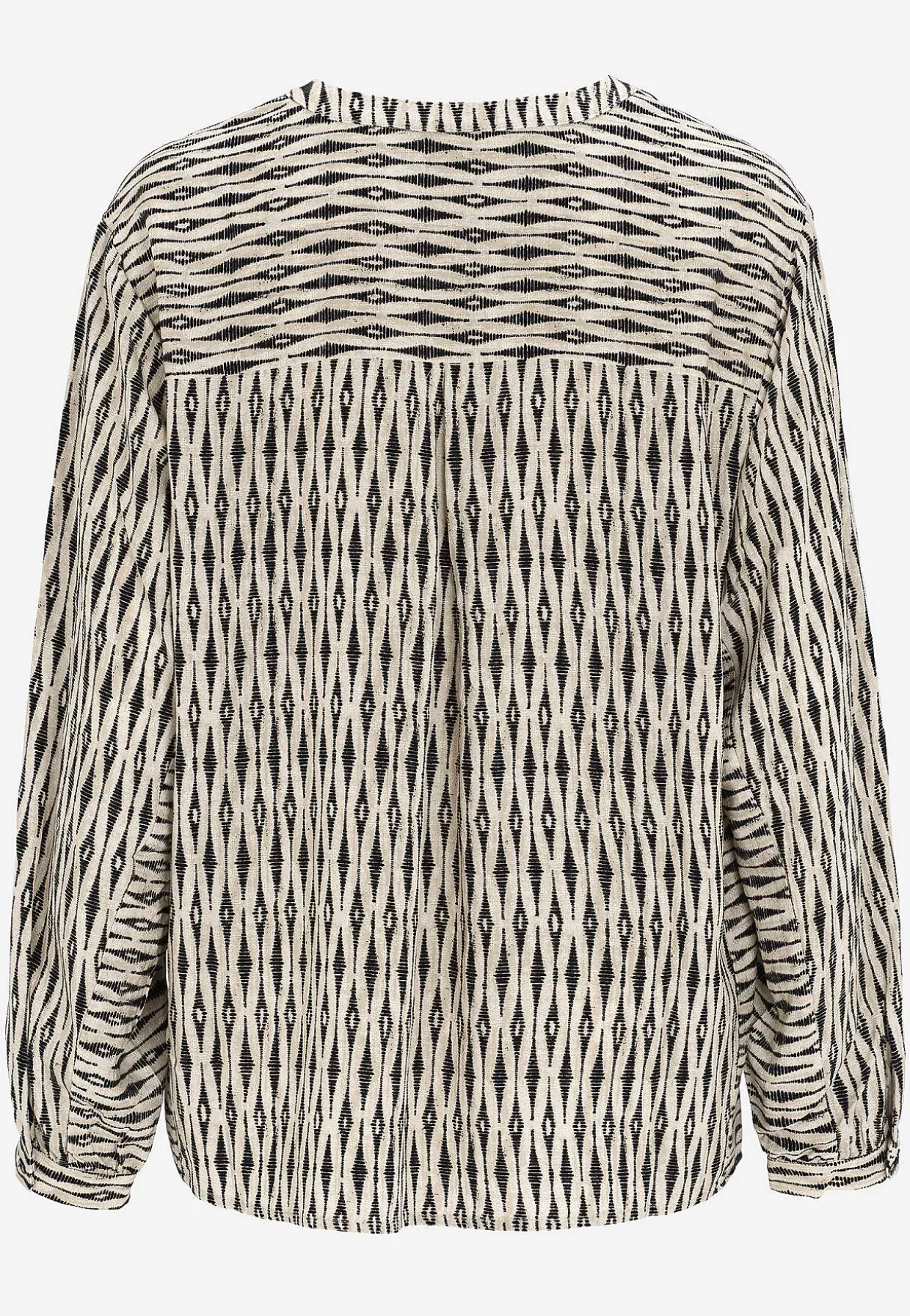 Jacquardvävd blus