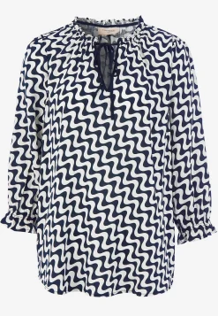 Jacquardvävd blus