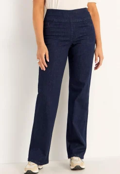 Jeans med hög resårmidja Elisa