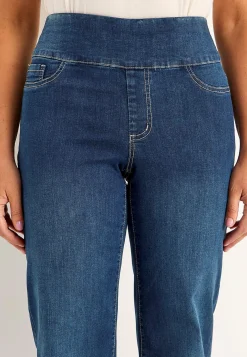 Jeans med hög resårmidja Elisa