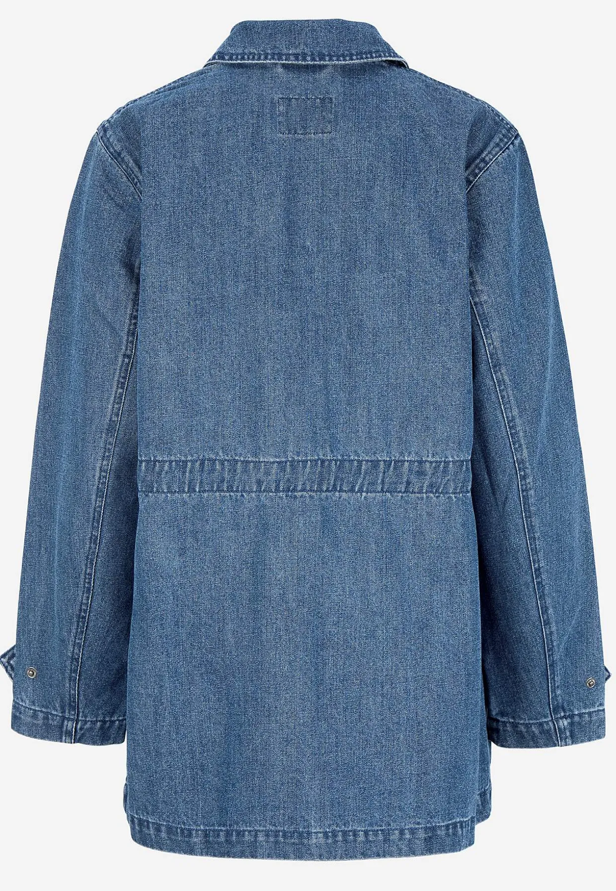 Jeansjacka med dragkedja