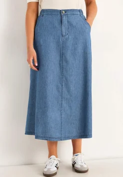 Jeanskjol med fickor