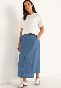 Jeanskjol med fickor