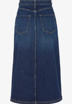 Jeanskjol med slits fram