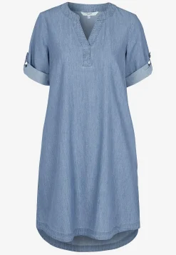 Jeansklänning i mjuktvättad denim
