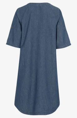 Jeansklänning i mjuktvättad denim
