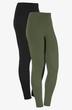 Leggings i bomull Fia 2-pack