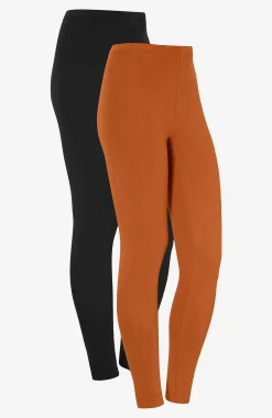 Leggings i bomull Fia 2-pack