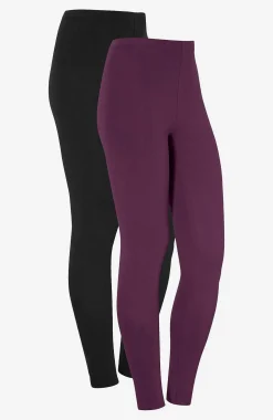 Leggings i bomull Fia 2-pack