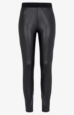 Leggings med coatad framsida