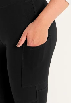 Leggings med sidfickor