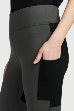 Leggings med sidfickor