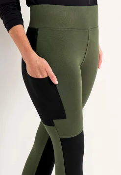 Leggings med sidfickor