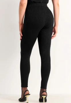 Leggings med strukturmönster