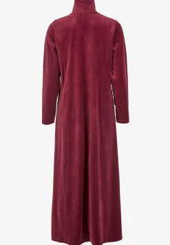 Lång morgonrock i velour Wilma