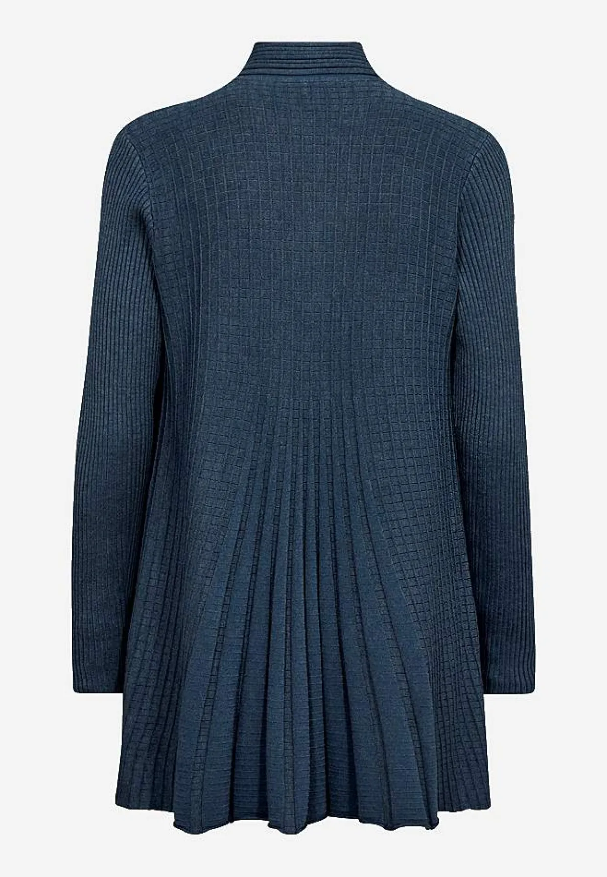 Lång, ribbad cardigan Claudisse