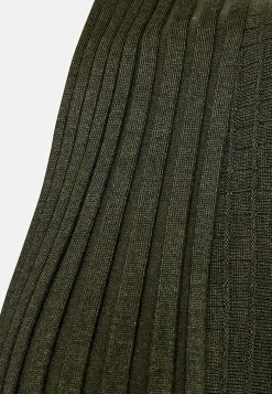 Lång, ribbad cardigan Claudisse