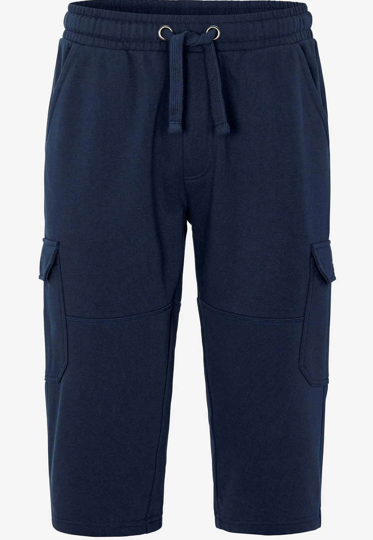 Långa svettisshorts med cargofickor