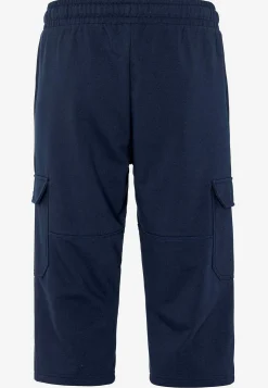 Långa svettisshorts med cargofickor