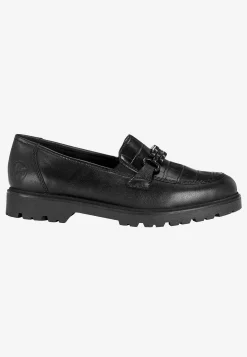 Loafer med svart metallspänne