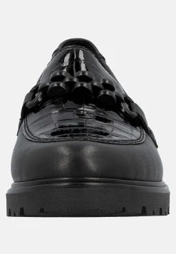 Loafer med svart metallspänne