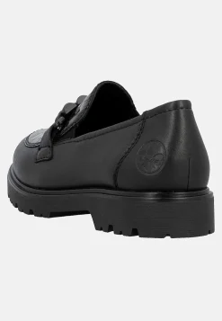 Loafer med svart metallspänne