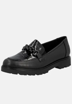Loafer med svart metallspänne