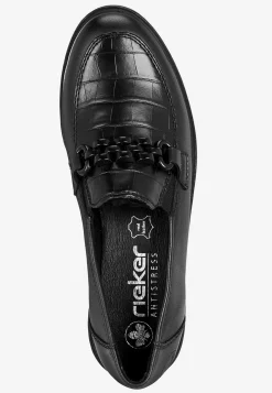 Loafer med svart metallspänne