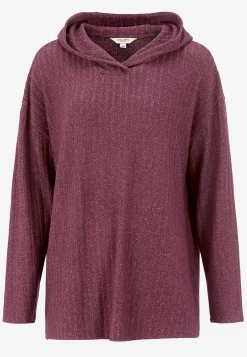 Mjuk trikåtunika med huva
