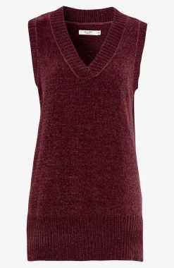 Mjuk väst i chenille