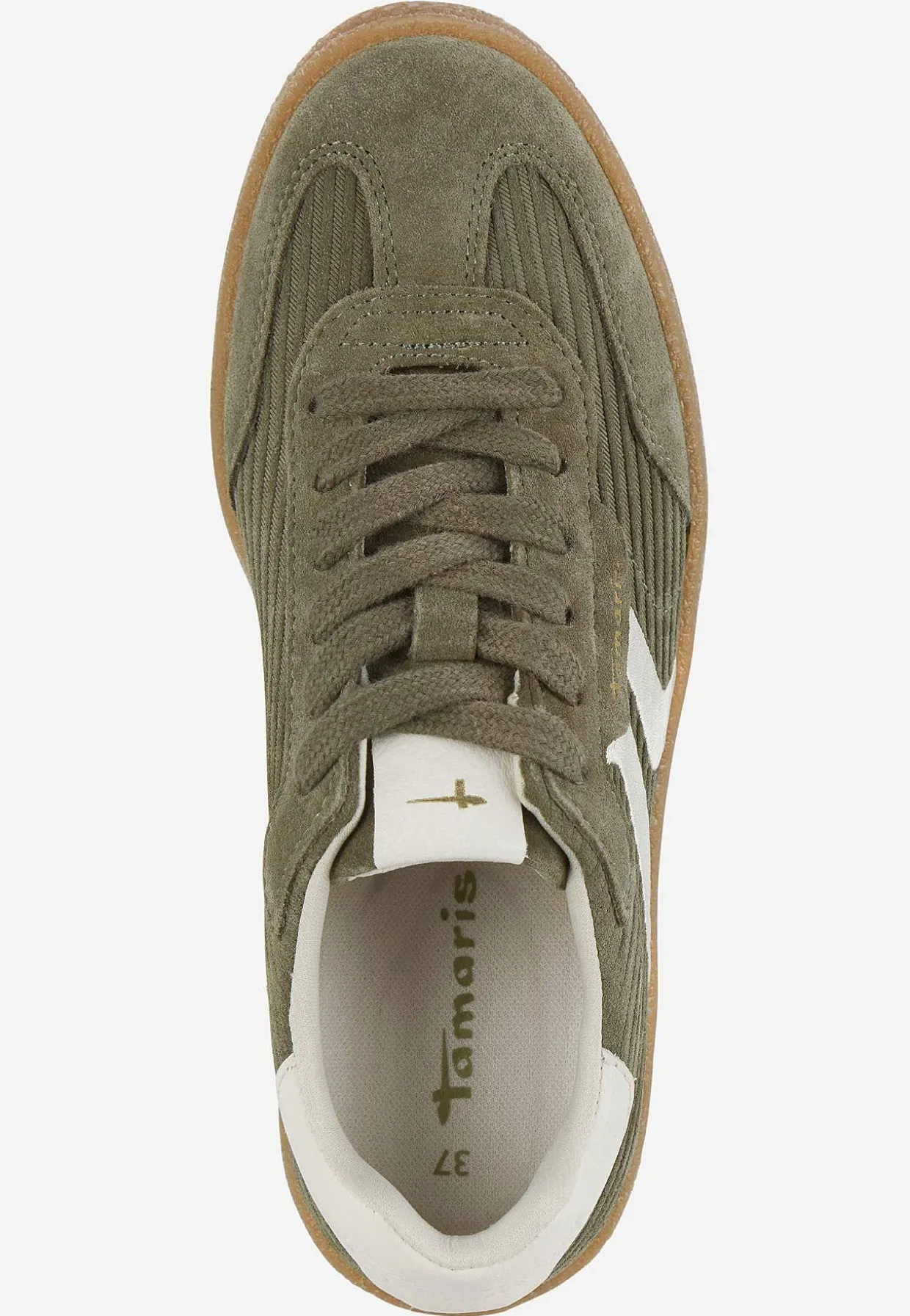 Mockasneakers med snörning
