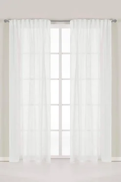 Multibandslängder med linnelook 2-pack
