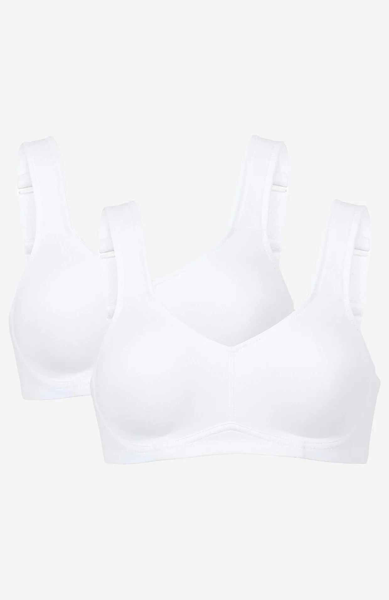 Ovadderad soft-bh Ingrid 2-pack