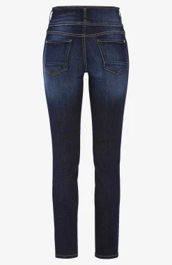 Raka jeans med hög midja