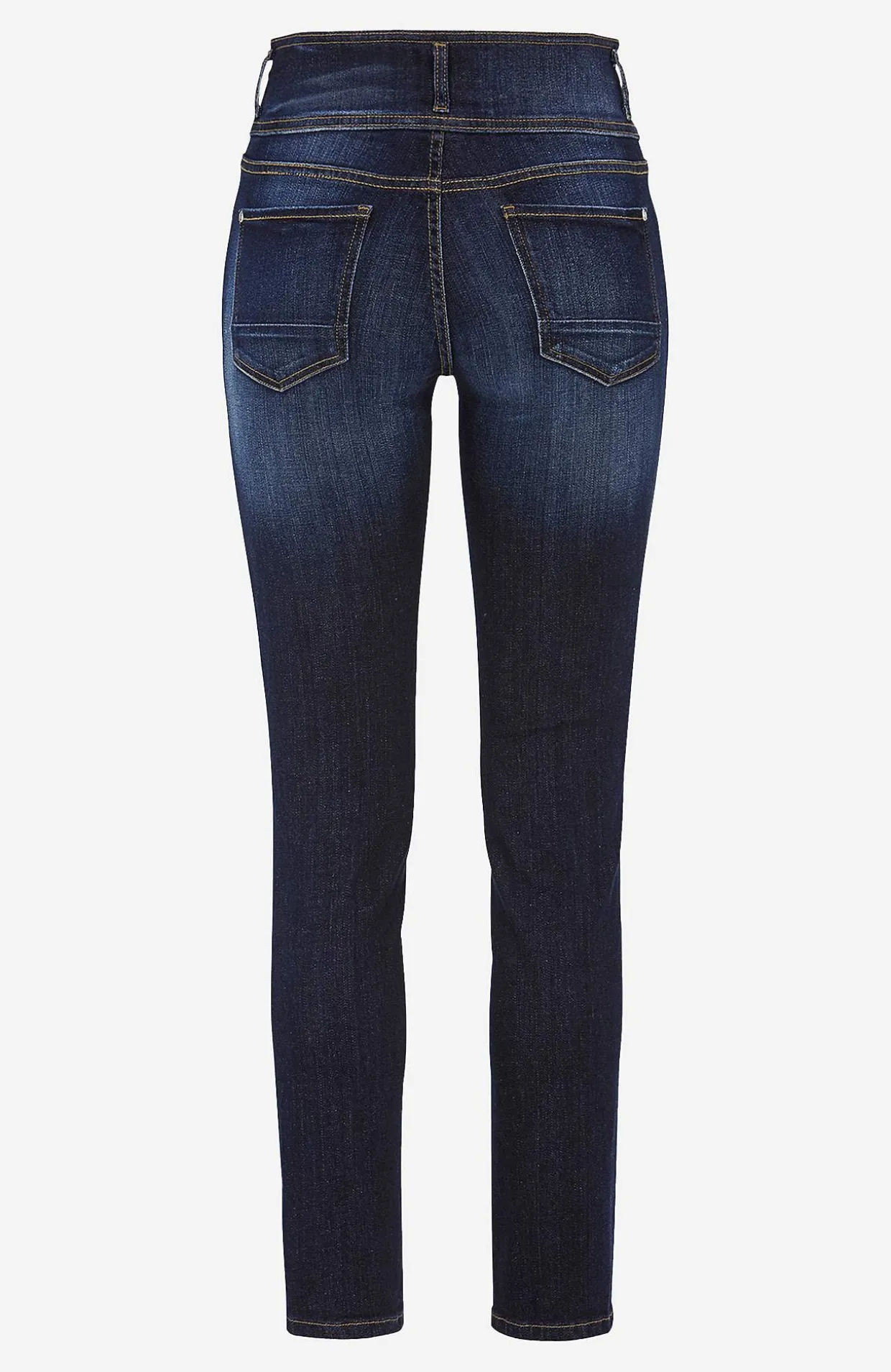 Raka jeans med hög midja