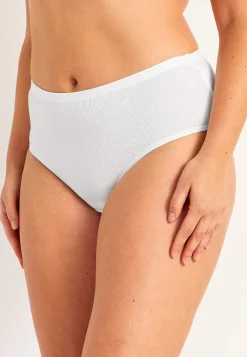 Ribbad trosa i bomull 6-pack