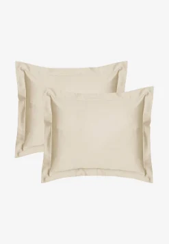 Örngott i satin med vinge 50x60 cm Ekologisk bomull 2-pack