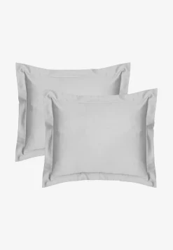 Örngott i satin med vinge 50x60 cm Ekologisk bomull 2-pack