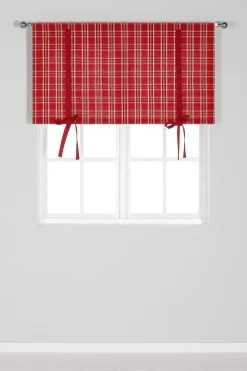 Rutig julgardin X-mas check