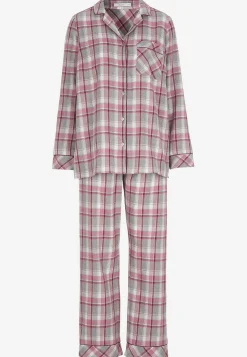 Rutig pyjamas i flanell