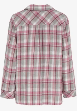 Rutig pyjamas i flanell