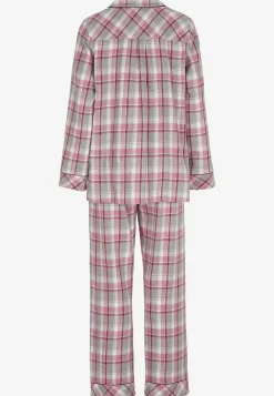Rutig pyjamas i flanell