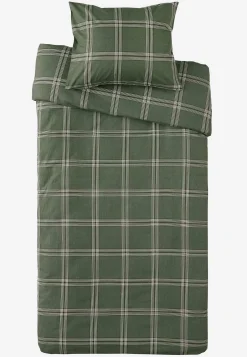 Rutigt flanellpåslakan 150x210 cm
