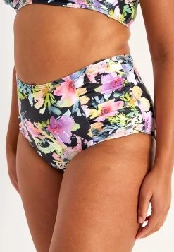 Rynkad bikinitrosa med hög midja