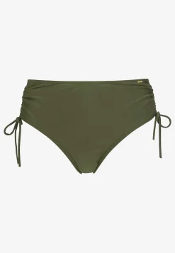 Rynkad bikinitrosa med hög midja