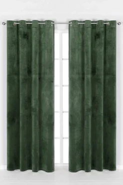 Sammetslängder med öljetter 2-pack