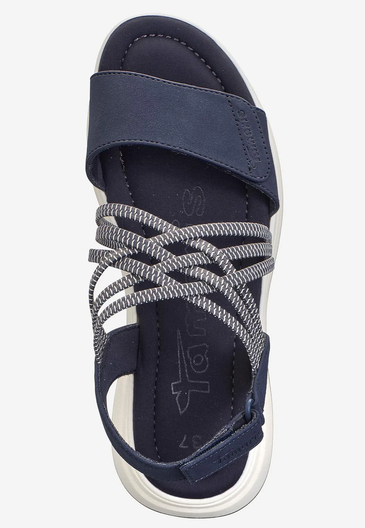 Sandal med kardborrestängning